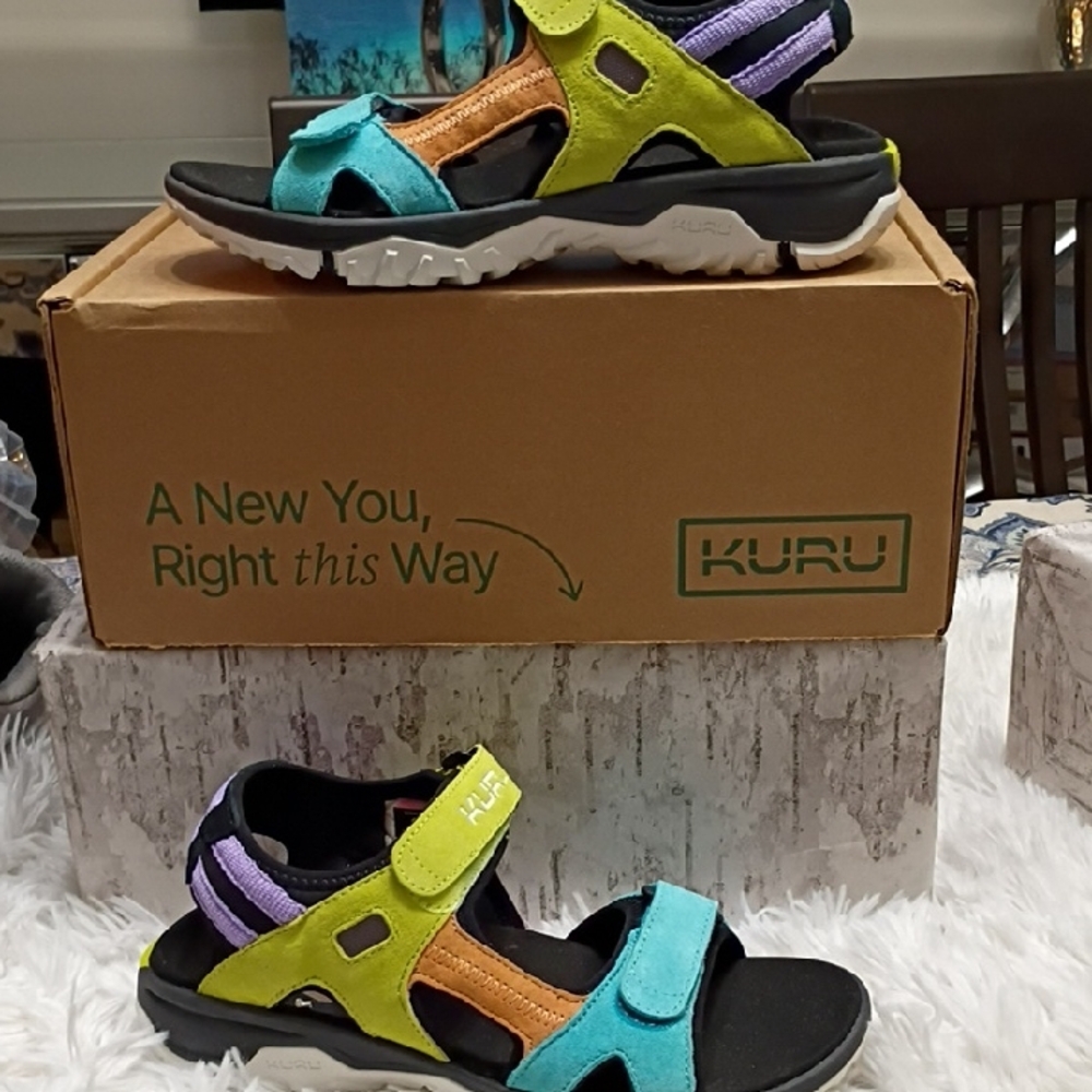 Kuru Cloud Tread Orthopedic Plantar Fasciitis Sandals Women's Sz 9 $149